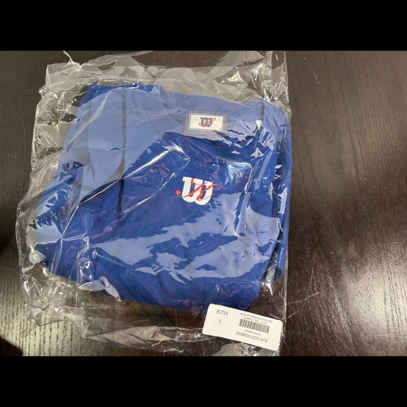 Kith x Wilson Ramble Tee Elite Long Sleeve Wison Graphic T-Shirt Size S - NWT - Picture 14 of 16